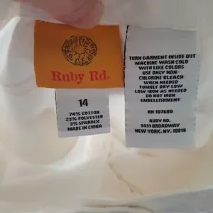 Ruby Rd Shorts Ruby Rd. | Shorts | Ruby Rd 4 Off White Long Jean Short Beaded Side ...